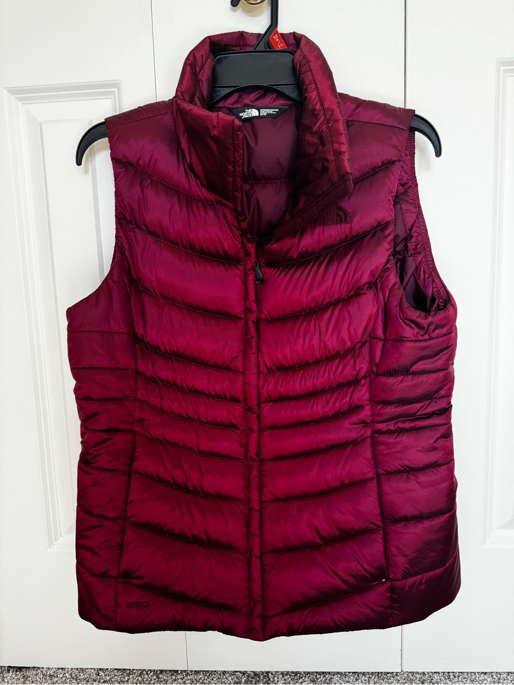 The North Face Women's Burgundy Quilted Down Vest
